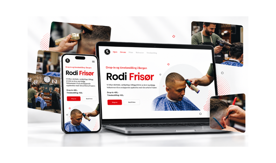 Hjem 9 Nettside for Rodi frisør
